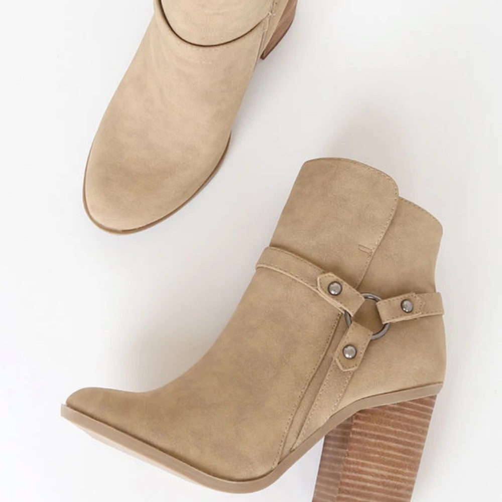 Lulus Tan Booties - Picture 3 of 8